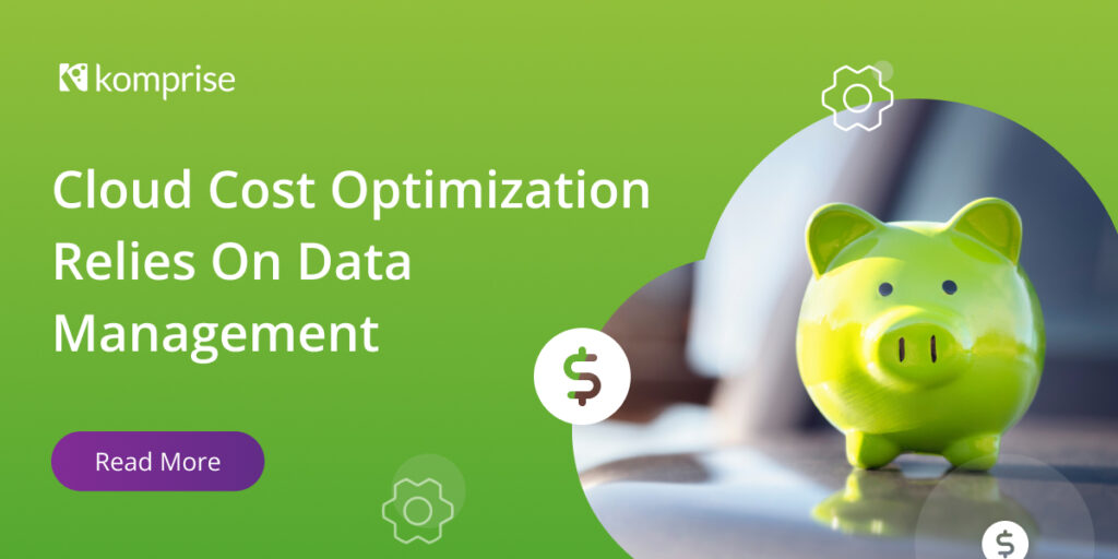 Cloud Cost Optimization Relies on Data Management