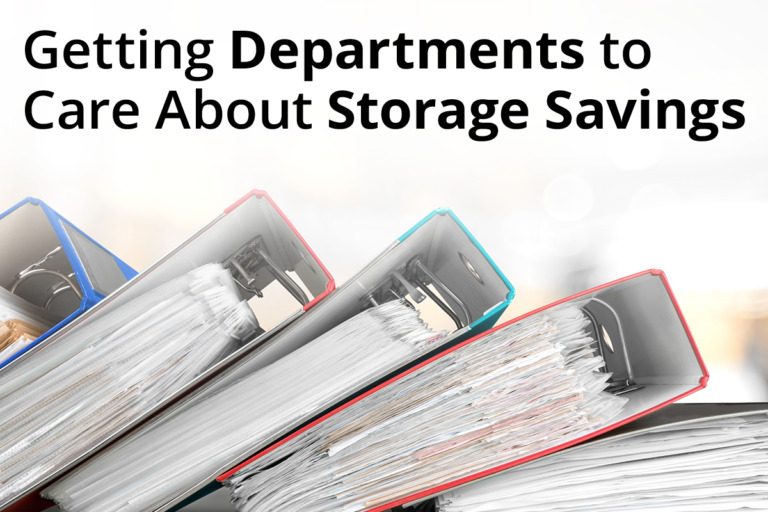 department storage data chargeback