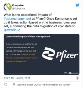 Komprise-Tweet-Pfizer-Quote
