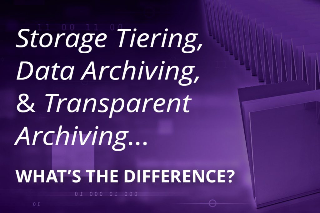 storage tiering, transparent tiering