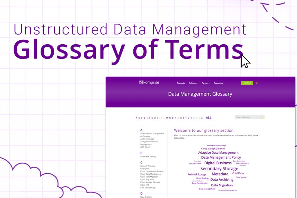glossary unstructured data management