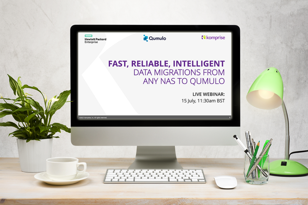 Qumulo migration with Komprise Intelligent Data Management