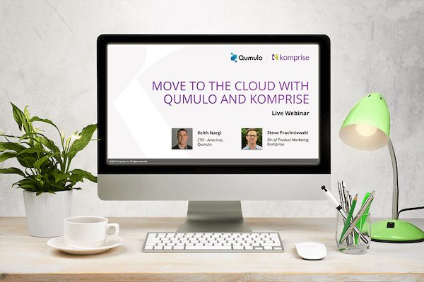 Qumulo migration with Komprise Intelligent Data Management