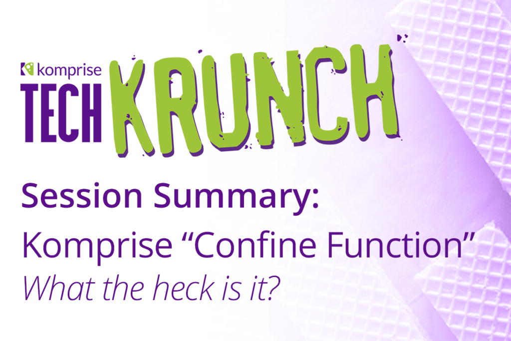 Komprise confine TechKrunch webinar