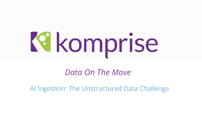 AI ingestion Komprise