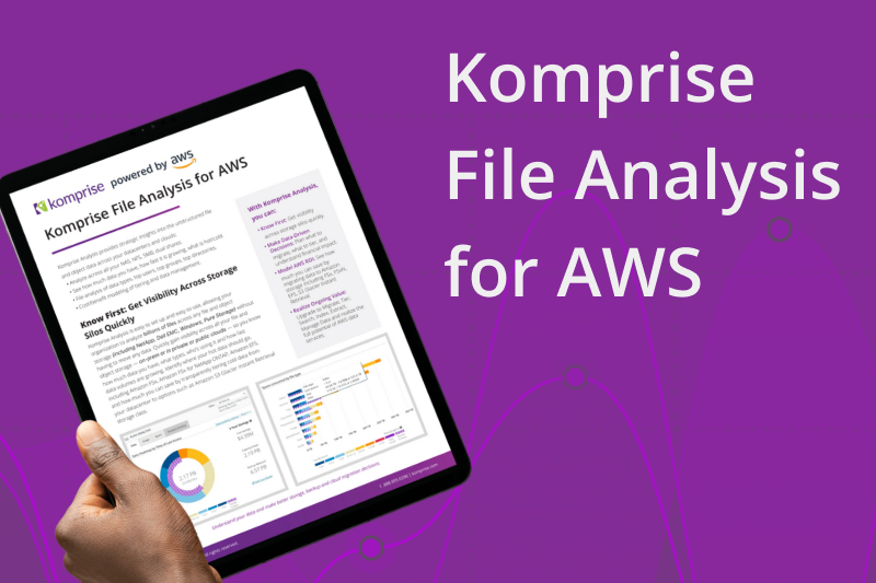 Komprise File Analysis for AWS