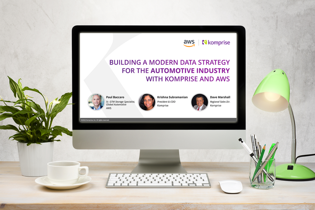 Building a Modern Data Strategy for Automotive with Komprise and AWS