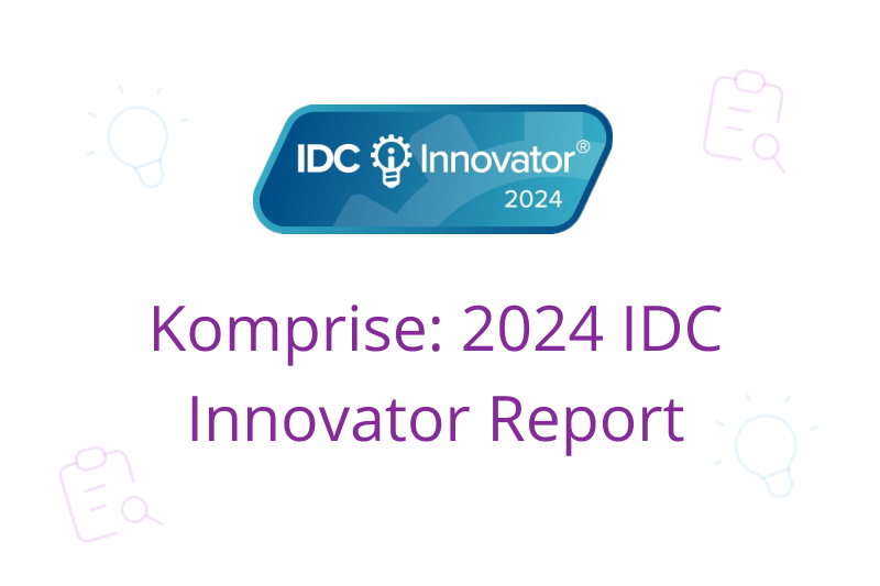 Komprise IDC Innovator